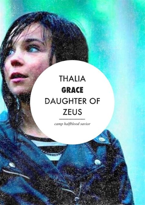 percy jackson zeus daughter|how did thalia die.